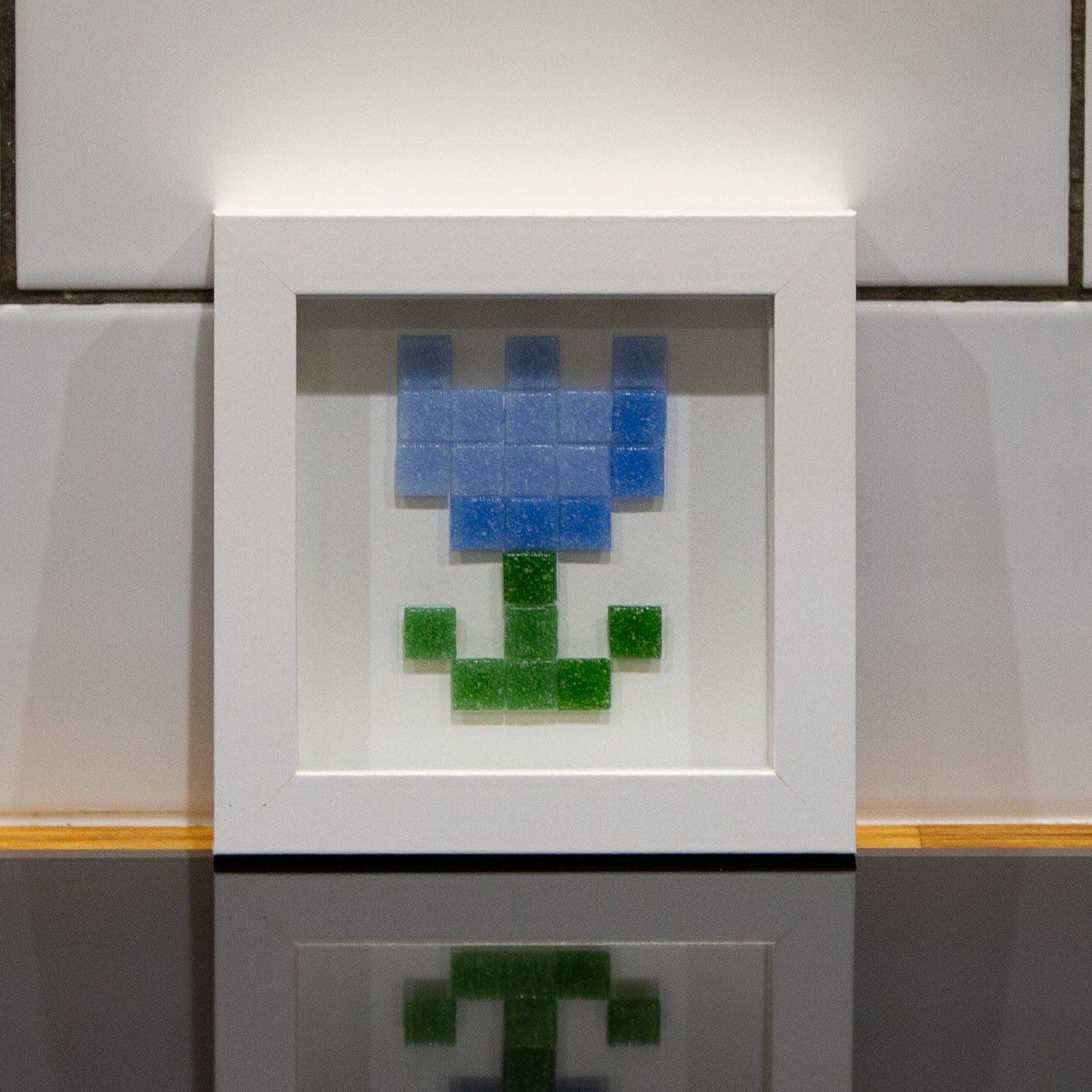 Pixel Art Mosaic Mini Kit - Blue Tulip