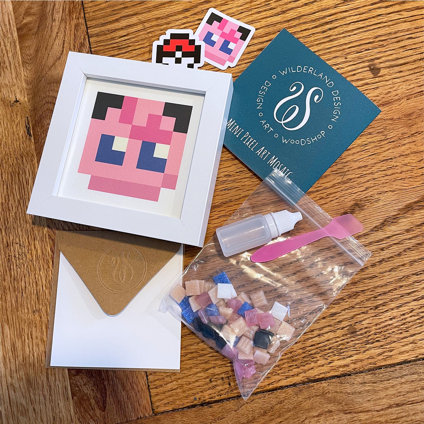 Pixel Art Mosaic Mini Kit - Jigglypuff