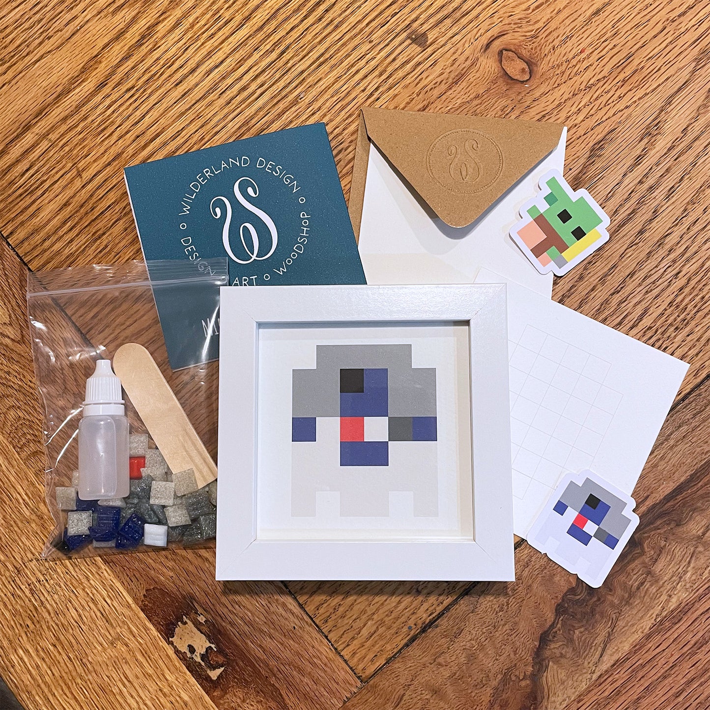 Pixel Art Mosaic Mini Kit - R2D2