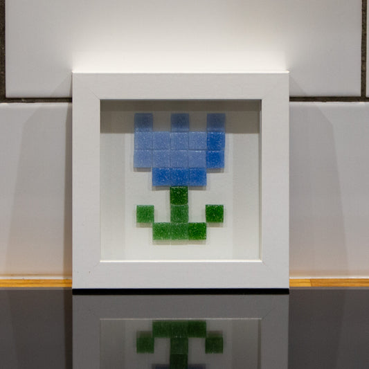 Pixel Art Mosaic Mini Kit - Blue Tulip