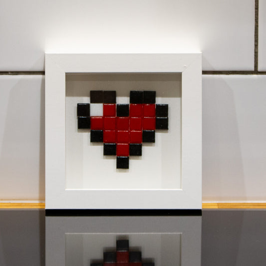 Pixel Art Mosaic Mini Kit - Red Heart