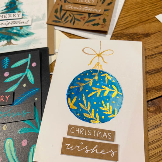 Christmas Cards Workshop - Craft & Sip - 20th November